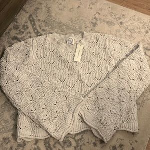 NWT Cropped Sweater